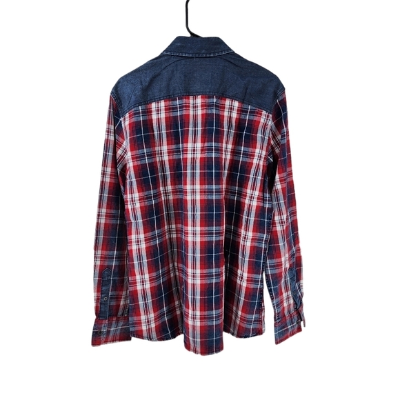 Koroshi  & Co. Men's Plaid Long Sleeve Button-Up Shirt - L - Picture 4 of 6